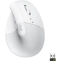 Miš LOGITECH Lift Vertical, bežični, bijeli (910-006475)
