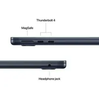Laptop APPLE MacBook Air (2025) 13.6", M4, 10C/10G, 16/512GB, Midnight, IT KB (MW133)