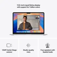Laptop APPLE MacBook Air (2025) 13.6", M4, 10C/10G, 24/512GB, Silver, IT KB (MC654)