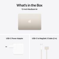 Laptop APPLE MacBook Air (2025) 13.6", M4, 10C/10G, 24/512GB, Starlight, IT KB (MC6A4)