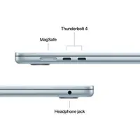 Laptop APPLE MacBook Air (2025) 15.3", M4, 10C/10G, 16/256GB, Sky Blue, IT KB (MC7A4)