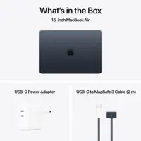 Laptop APPLE MacBook Air (2025) 15.3", M4, 10C/10G, 24/512GB, Midnight, IT KB (MC6L4)