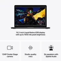 Laptop APPLE MacBook Pro (2024) 14", M4 10C/10G, 24/1TB, Space Black, IT KB (MCX04)