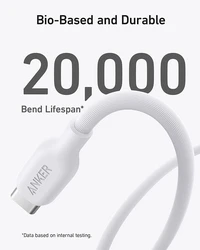 Kabel ANKER BIO USB-C na Lightning (541), 0,9m, bijeli