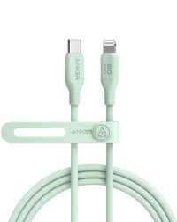 Kabel ANKER 541 BIO, USB-C na Lightning, 1.8m, zeleni