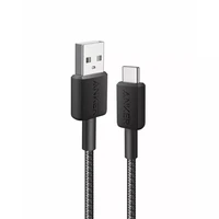 Kabel ANKER USB-A na USB-C, opleteni, 1,8m, crni (322)