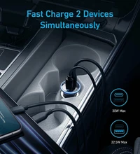 Punjač za automobil ANKER 52,5W (323)