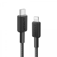 Kabel ANKER 322, USB-C na Lightning, pleteni, 0.9m, crni