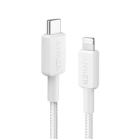 Kabel ANKER 322, USB-C na Lightning, pleteni, 1.8m, bijeli