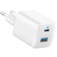 Punjač ANKER 323, 1x USB-A + 1x USB-C, 33W, bijeli