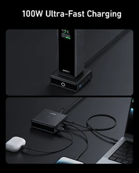Baza za punjenje ANKER 100W za Prime powerbank, crna