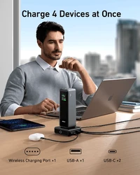 Baza za punjenje ANKER 100W za Prime powerbank, crna