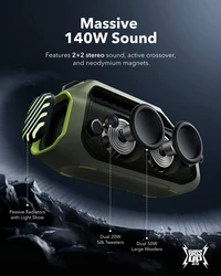 Prijenosni Bluetooth zvučnik ANKER Soundcore BOOM 2 Plus, zeleni