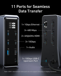 Stanica za punjenje ANKER Prime, 160W, 14u1