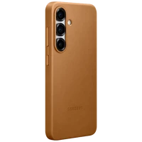 Maskica SAMSUNG Kindsuit Pu-Leather Back Cover za SAMSUNG Galaxy S25, zlatna (EF-VS931PFEGWW)