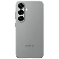 Maskica SAMSUNG Kindsuit Pu-Leather Back Cover za SAMSUNG Galaxy S25, siva (EF-VS931PJEGWW)