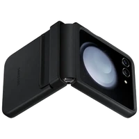 Maskica SAMSUNG Leather Back Cover za SAMSUNG Galaxy Z Flip 5, crna (EF-VF731PBEGWW)