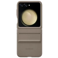 Maskica SAMSUNG Leather Back Cover za SAMSUNG Galaxy Z Flip 5, smeđa (EF-VF731PAEGWW)