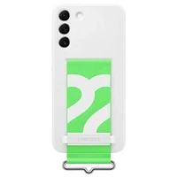Maskica SAMSUNG Silicone Back Cover, s remenom, za SAMSUNG Galaxy S22+, bijela (EF-GS906TWEGWW)