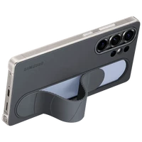 Maskica SAMSUNG Standing Grip Silicone Back Cover za SAMSUNG Galaxy S25 Ultra, crna (EF-GS938CBEGWW)