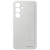 Maskica SAMSUNG Standing Grip Silicone Back Cover za SAMSUNG Galaxy S24 FE, siva (EF-GS721CJEGWW)