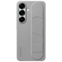 Maskica SAMSUNG Standing Grip Silicone Back Cover za SAMSUNG Galaxy S25, siva (EF-GS931CJEGWW)