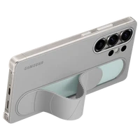 Maskica SAMSUNG Standing Grip Silicone Back Cover za SAMSUNG Galaxy S25 Ultra, siva (EF-GS938CJEGWW)