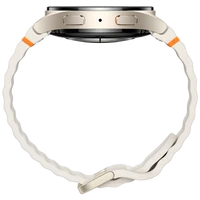 Pametni sat SAMSUNG Galaxy Watch 7 40mm, bež (bijela silikonska narukvica) (SM-L300NZEAEU)