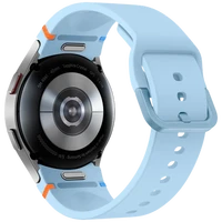 Pametni sat SAMSUNG Galaxy Watch FE, srebrni (plava silikonska narukvica) (SM-R861NZSAEU)