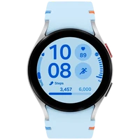 Pametni sat SAMSUNG Galaxy Watch FE, srebrni (plava silikonska narukvica) (SM-R861NZSAEU)
