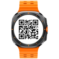 Pametni sat SAMSUNG Galaxy Watch Ultra Titanium, sivi (narančasta silikonska narukvica) (SM-L705FDAAEU)