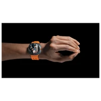 Pametni sat SAMSUNG Galaxy Watch Ultra Titanium, sivi (narančasta silikonska narukvica) (SM-L705FDAAEU)