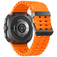 Pametni sat SAMSUNG Galaxy Watch Ultra Titanium, sivi (narančasta silikonska narukvica) (SM-L705FDAAEU)