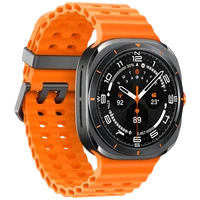 Pametni sat SAMSUNG Galaxy Watch Ultra Titanium, sivi (narančasta silikonska narukvica) (SM-L705FDAAEU)