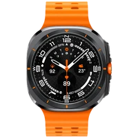 Pametni sat SAMSUNG Galaxy Watch Ultra Titanium, sivi (narančasta silikonska narukvica) (SM-L705FDAAEU)