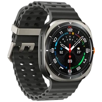 Pametni sat SAMSUNG Galaxy Watch Ultra Titanium, srebrni (siva silikonska narukvica) (SM-L705FZTAEU)