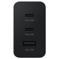 Punjač SAMSUNG 3-USB Fast Charger 65W, crni (EP-T6530NBEGEU)
