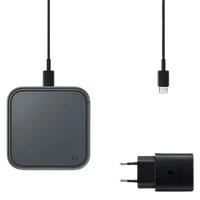 Punjač SAMSUNG Ep-P2400 Wireless Charger 15W, s adapterom 25W, crni (EP-P2400TBEGEU)