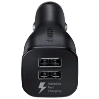 Punjač SAMSUNG Fast Car Charger Dual USB + USB-C-Cable EP-LN920, crni (EP-LN920CBEGWW)