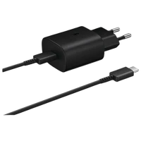 Punjač SAMSUNG USB-C Quick Charger 25W + USB-C Cable EP-TA800, crni (EP-TA800XBEGWW)