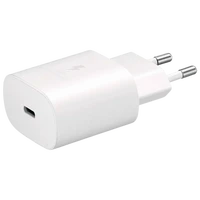 Punjač SAMSUNG USB-C Quick Charger 25W + USB-C Cable EP-TA800, bijeli (EP-TA800XWEGWW)