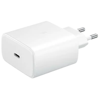Punjač SAMSUNG USB-C Quick Charger 45W + USB-C Cable EP-TA845, bijeli (EP-TA845XWEGWW)