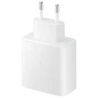 Punjač SAMSUNG USB-C Quick Charger 45W + USB-C Cable EP-TA845, bijeli (EP-TA845XWEGWW)