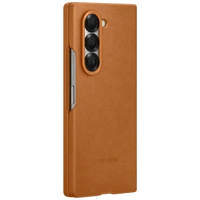 Maskica SAMSUNG Pu-Leather Back Cover za SAMSUNG Galaxy Z Fold 6, smeđa (EF-VF956PAEGWW)