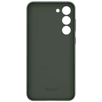 Maskica SAMSUNG Leather Back Cover za SAMSUNG Galaxy S23+, zelena (EF-VS916LGEGWW)