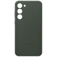 Maskica SAMSUNG Leather Back Cover za SAMSUNG Galaxy S23+, zelena (EF-VS916LGEGWW)