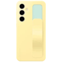Maskica SAMSUNG Standing Grip Silicone Back Cover za SAMSUNG Galaxy S24 FE, žuta (EF-GS721CYEGWW)