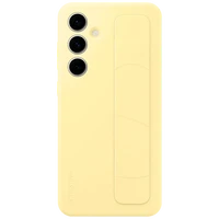 Maskica SAMSUNG Standing Grip Silicone Back Cover za SAMSUNG Galaxy S24 FE, žuta (EF-GS721CYEGWW)