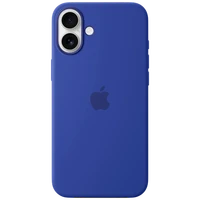 Maskica APPLE Silicone Back Cover MagSafe za APPLE iPhone 16 Plus, plava (MYYF3)