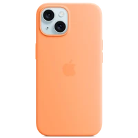 Maskica APPLE MagSafe Silicone Back Cover za APPLE iPhone 15, narančasta (MT0W3)